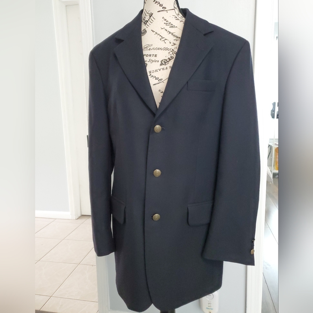JoS A Bank Black 39R Mens Blazer